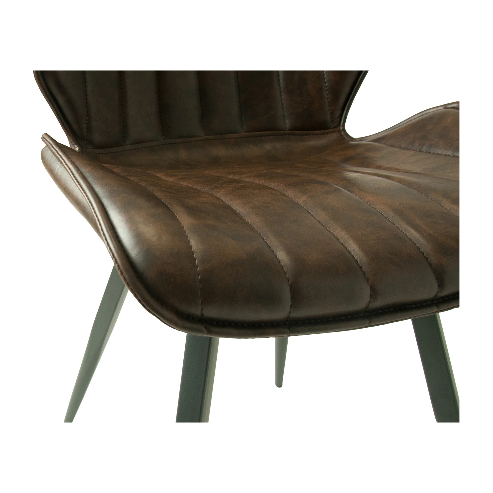 Alfa Vegan Leather Dining Chair - SET of TWO - Image 9