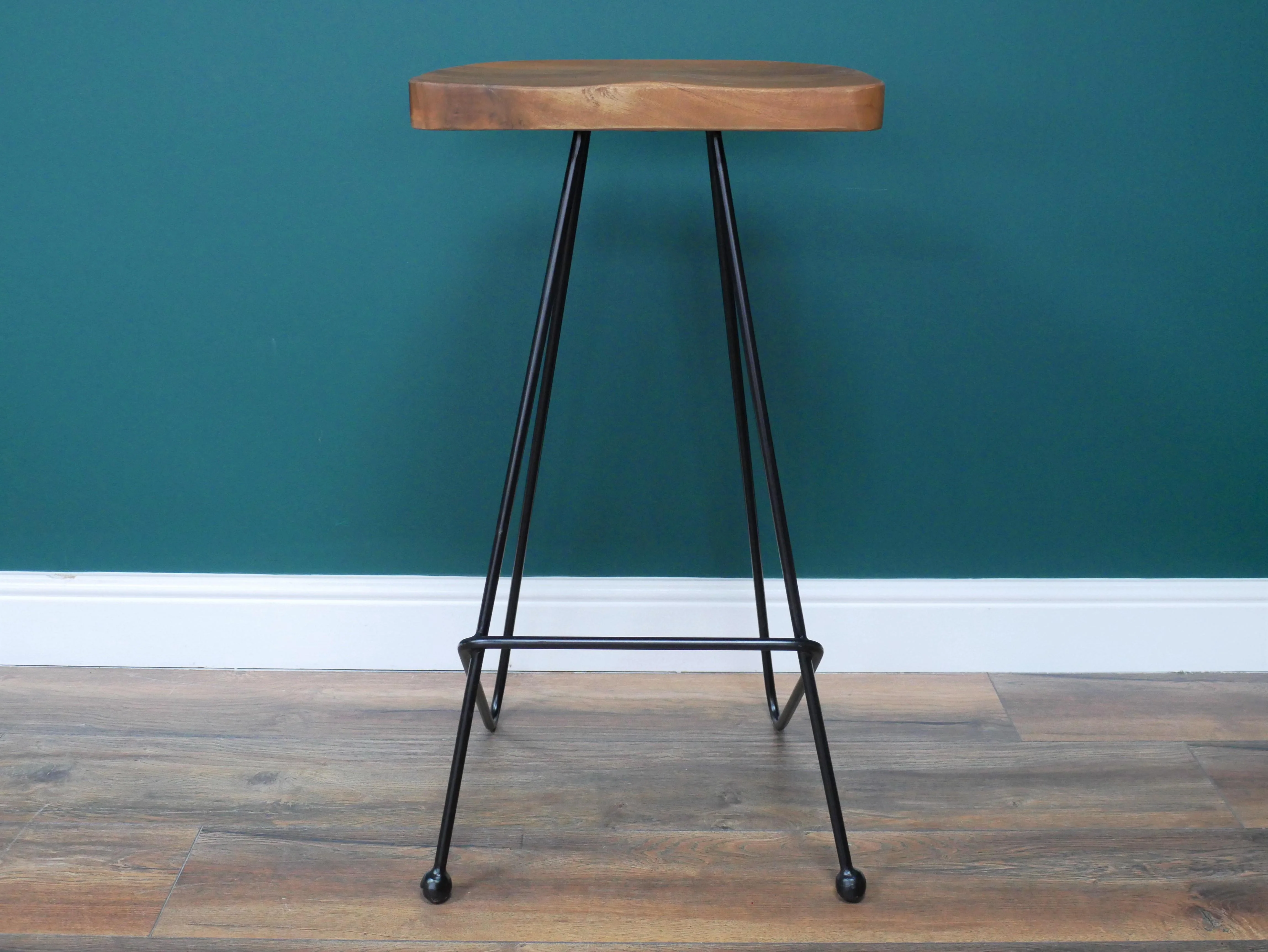 Bar Stool Wooden Top - Image 4