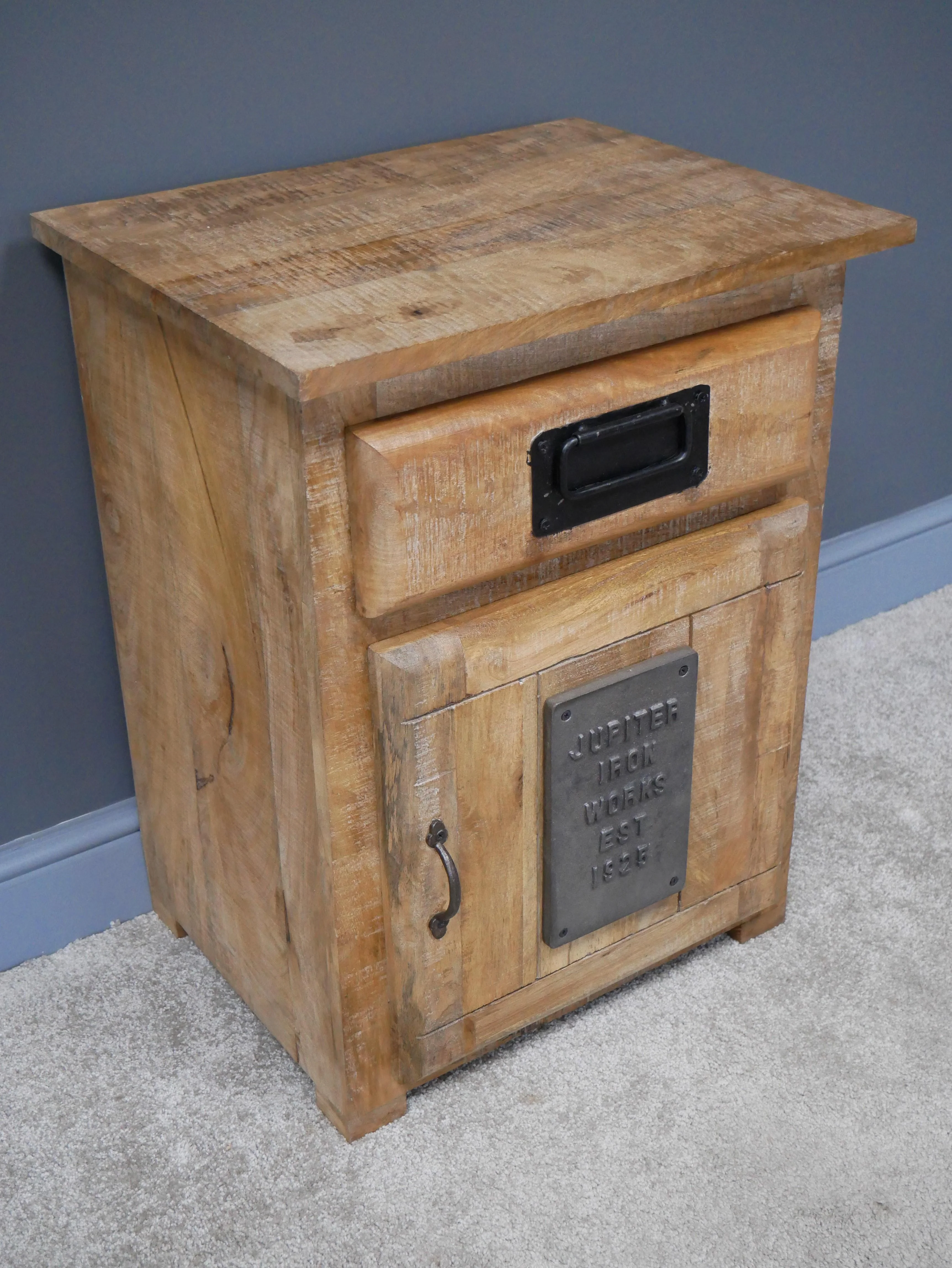 Industrial Bedside Cabinet - back In stock - Image 4