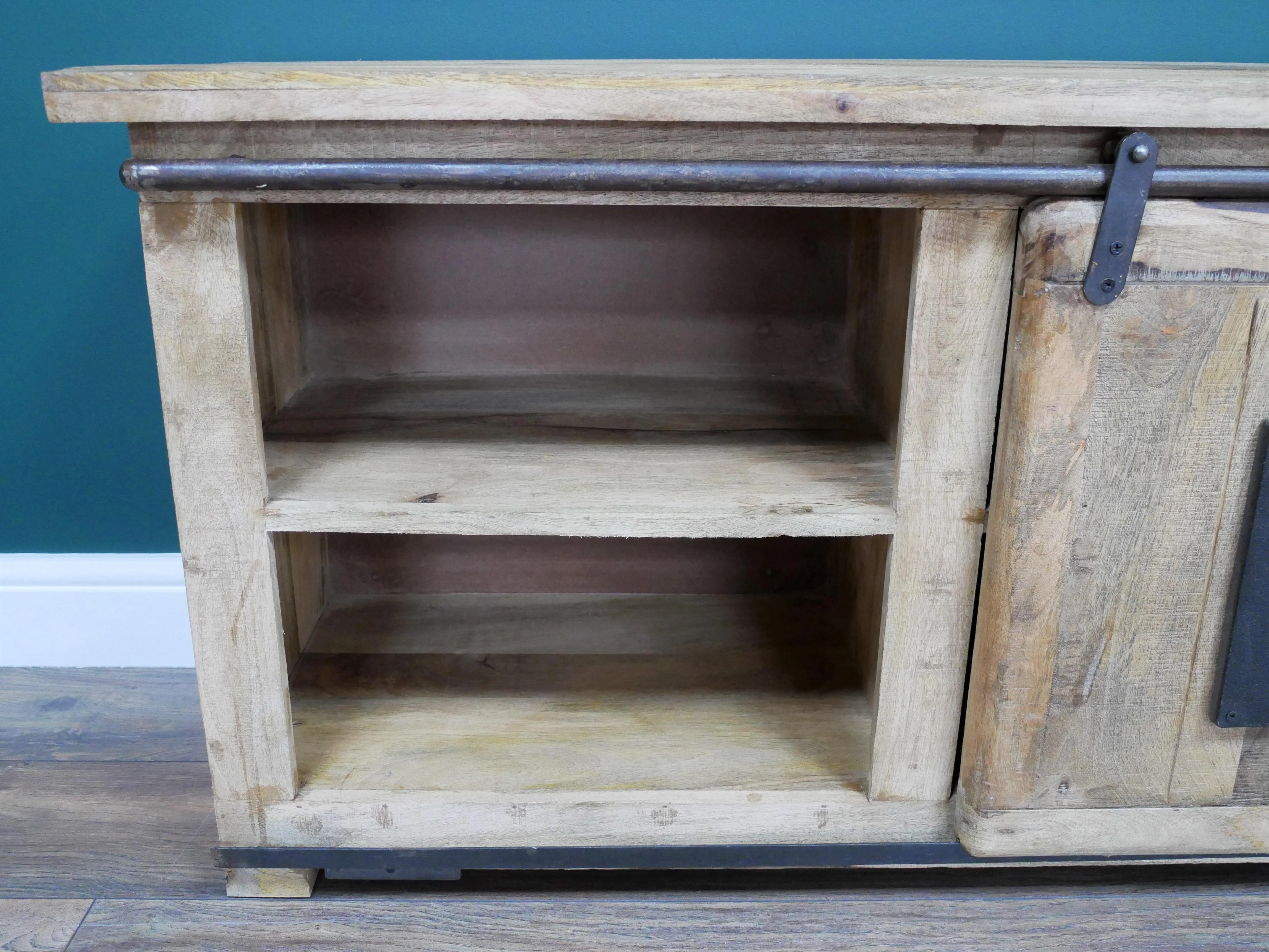 Industrial Media Cabinet Small Sliding Door - Image 8