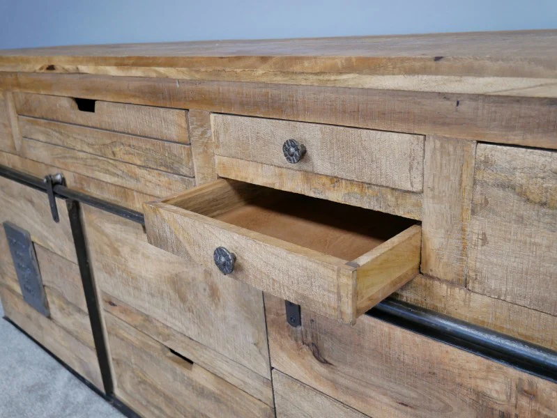 Large Industrial Sideboard - Back In Stock - Image 9