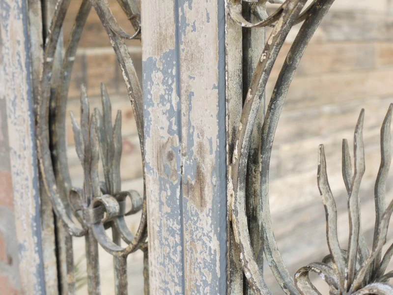 Large Rustic Door Mirror - Image 4