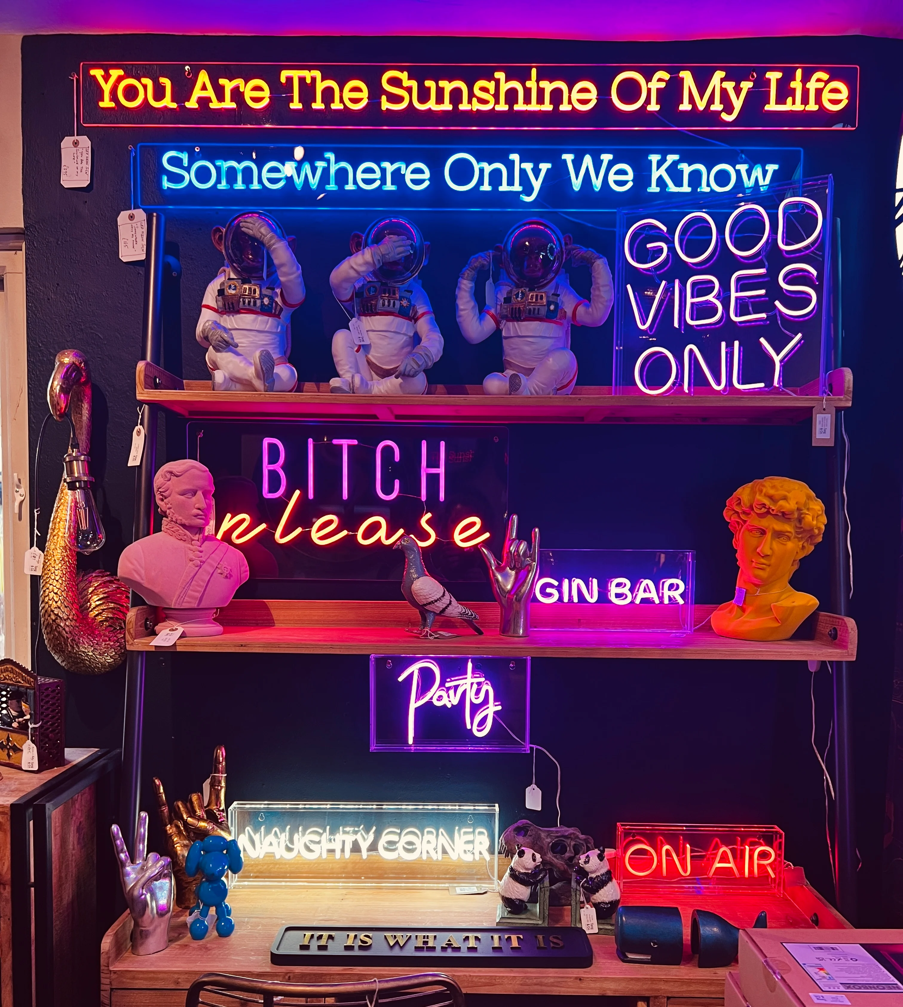 LED Neon Acrylic Light Box - Fuck This Shit - Image 3
