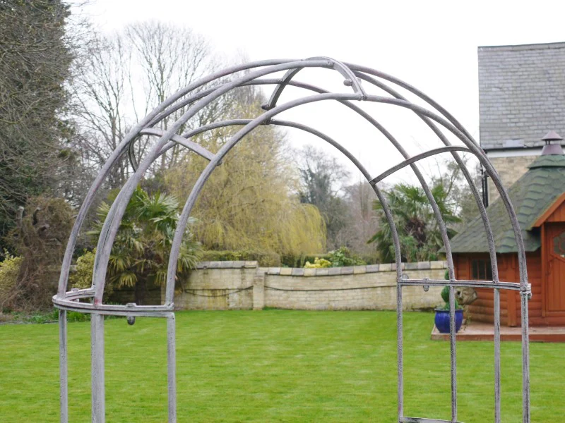 Outdoor Antique Grey Arch & Seat- Back In Stock - Image 4