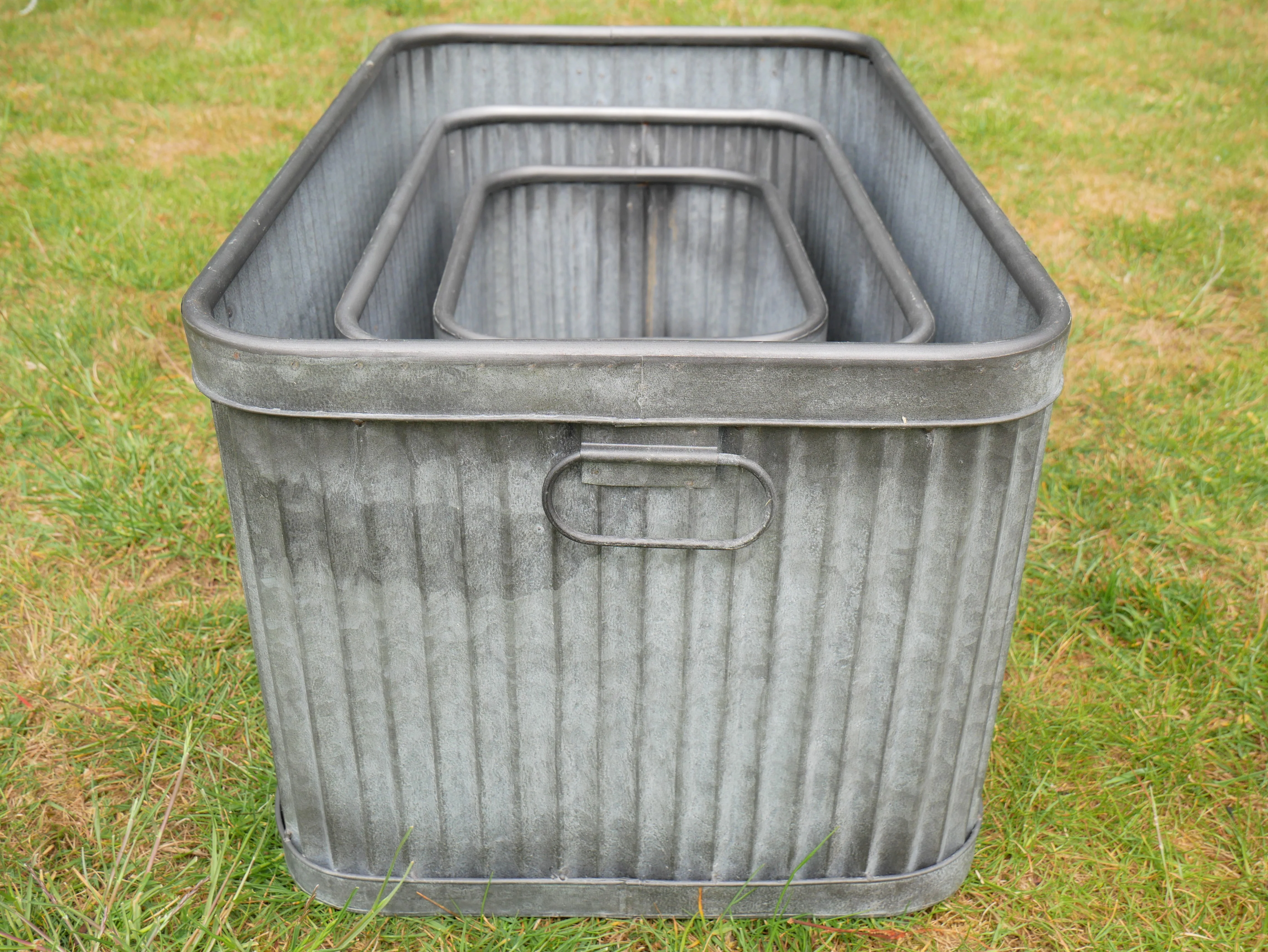 Set Of 3 Rectangle Tubs - Image 6