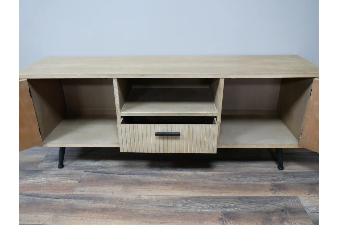TV Cabinet - Wood & Metal - Image 3